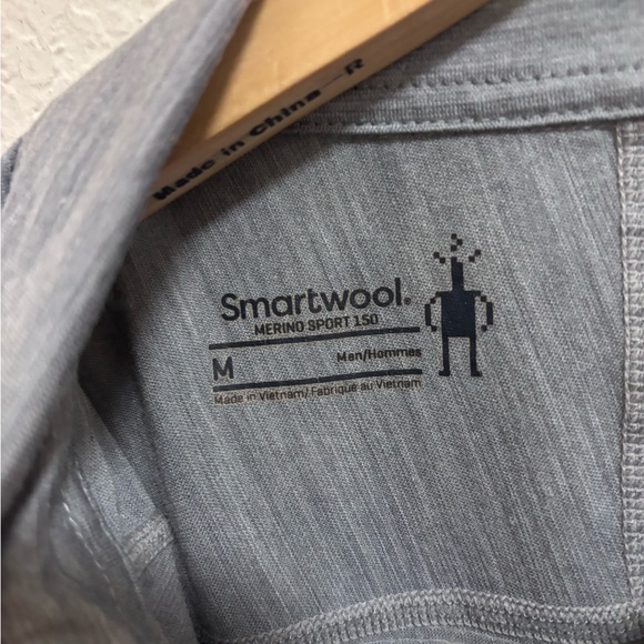 Smartwool men’s merino 150 sport polo gray - Picture 2 of 6